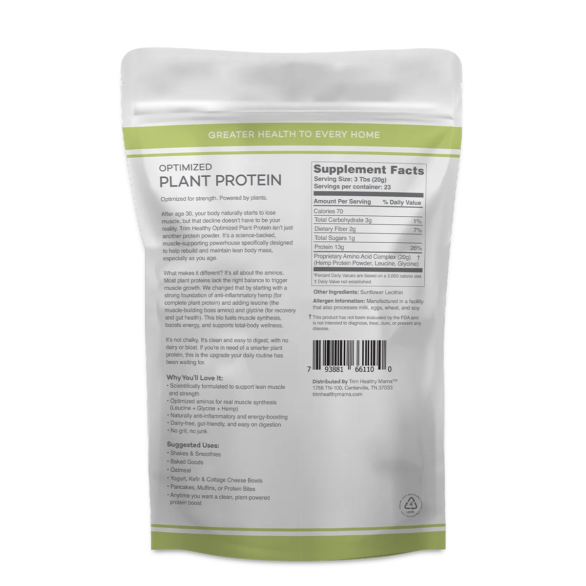 Optimized Plant Protein 16oz Bag - Image 2