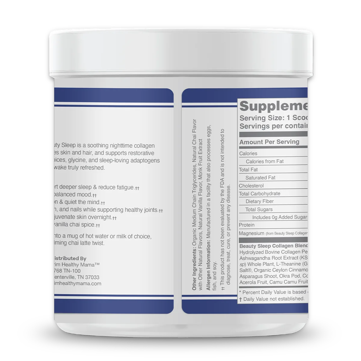 Beauty Sleep (Vanilla Chai) Powder 18oz - Image 2