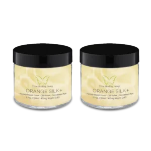 Orange Silk Plus CBD Isolate Cream; Two-For-You Special