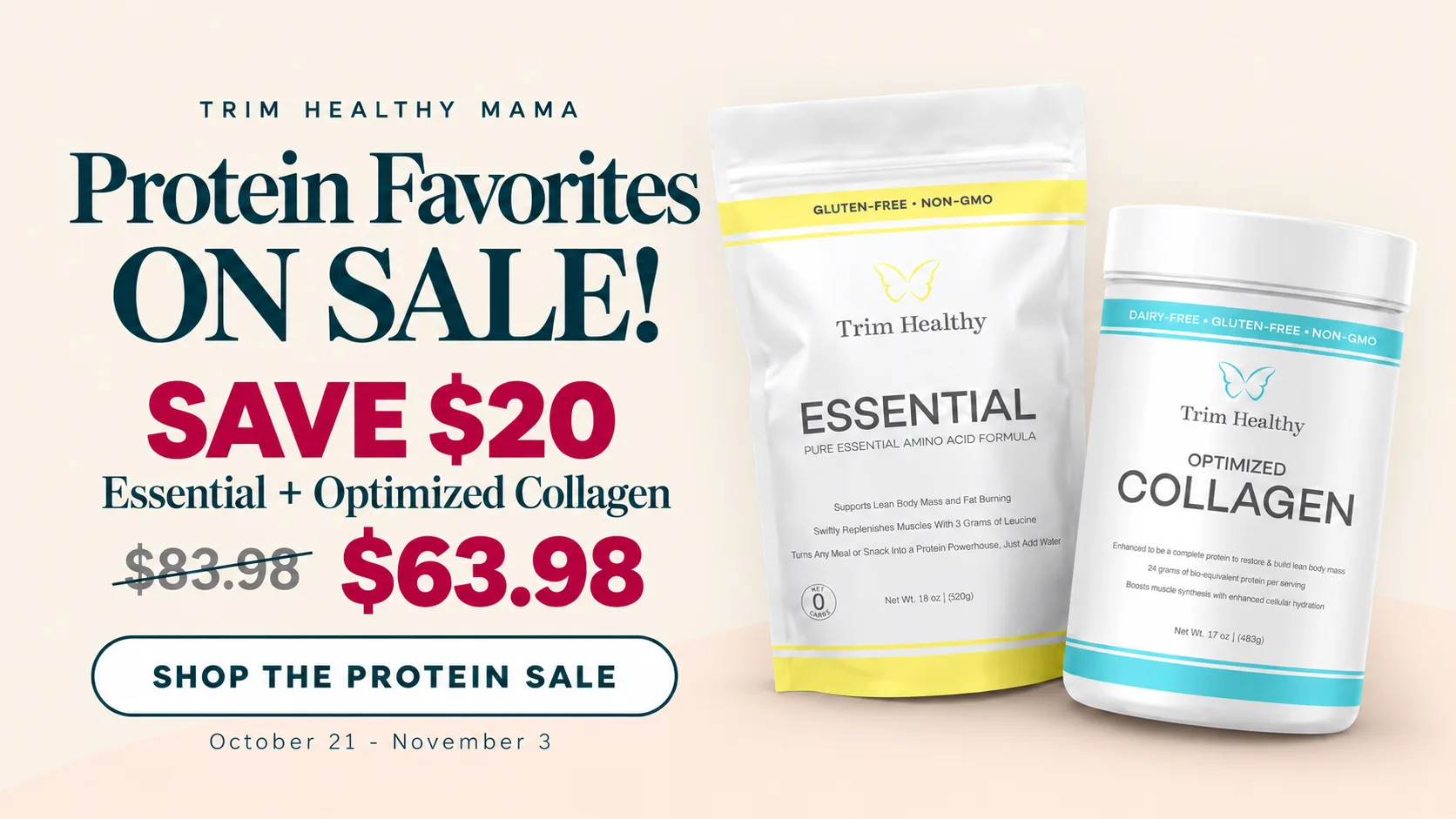 Protein Sale Banner